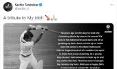 Tendulkar's special tribute to Gavaskar on his '50'