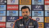 This series not a dress rehearsal for T20 WC: Rohit