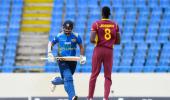 Controversial dismissal mars Windies win