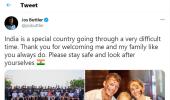 Buttler's warm parting message for India