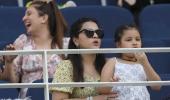 Ziva Dhoni, Gracia Raina Watch CSK Win