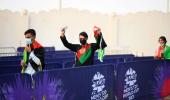 Afghan fans celebrate big win in T20 World Cup opener