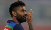 Suryakumar misses NZ match due to 'back spasms'