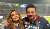 Sanjay Dutt, Raveena Tandon Cheer RCB