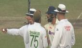 'Furious' Kohli charges at Shakib; umpires intervene