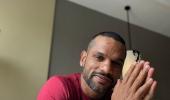 Dhawan In Positive Spirits In Isolation