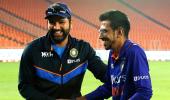 Chahal credits Rohit on his match-winning performance