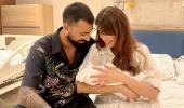 Krunal shares pic of his baby boy Kavir