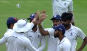 Ranji Final PIX: Bowlers put MP on top vs Mumbai