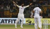 PHOTOS: Bowlers give India the honours on Day 1