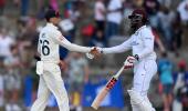 England fall short of Test win as Windies hang on