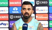 LSG captain KL Rahul reacts after loss against RCB