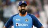 Huge injury scare for India! Rohit hit on forearm