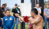 Team India welcomed in the traditional Maori way