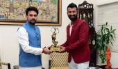 5 years later...Pujara finally gets his Arjuna award