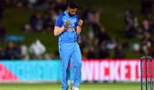 PICS: Rain-hit 3rd T20I tied; India win NZ series