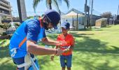 SEE: 11 Year Old Bowler Impresses Rohit