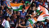 PIX: India Fans Colour SCG Blue