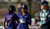 PIX: Smriti wins it for India; Jhulan rolls back time