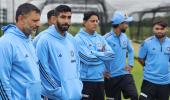 First Team India Huddle In Dublin