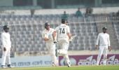 2nd Test: NZ edge Bangladesh to level series