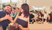 Virushka Mark Anniversary With Fun