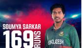 Soumya Sarkar Breaks Sachin's ODI Record