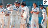 India's women claim historic Test victory vs Australia