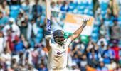 PHOTOS: Rohit hits century; India dominate Day 2