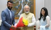 Ahead Of 100th Test, Pujara Meets Modi