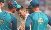 When Siraj bouncer made Warner 'weary'