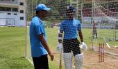 PIX: Team India Hits The Nets In Dominica