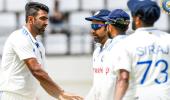 PIX: Ashwin shines as India dominate Day 1 in Windies