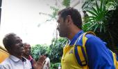 PIX: Dhoni's CSK begin training; get rousing reception