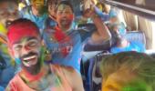 PIX: How Team India Celebrated Holi