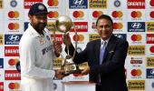 PIX: Ahmedabad Test ends in draw; India win series 2-1