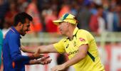 Warner, Chahal Share A Hug