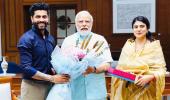 Mr & Mrs Jadeja Meet Modi