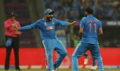 Glad we got the job done, there was pressure: Rohit