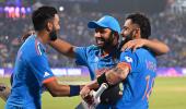 WC: Rohit Sharma is pleased as punch and here's why...