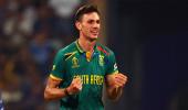 Jansen stars as Proteas edge England in rain-hit T20I