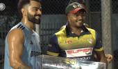 The silver bat that left Virat Kohli speechless!