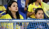 Sakshi, Ziva Attend First CSK Game