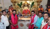 Rohit Takes World Cup To Siddhivinayak