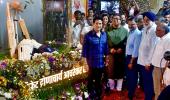 PIX: Tendulkar inaugurates Ramakant Achrekar memorial