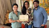 Why Sindhu Visited Sachin...