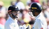 Ravindra, Williamson centuries frustrate South Africa