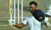 Ranji Trophy: Pujara slams second ton of season