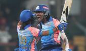 WPL PIX: Sajana seals MI victory with last-ball six