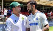 Kohli, Rohit's Farewell Gifts For Elgar